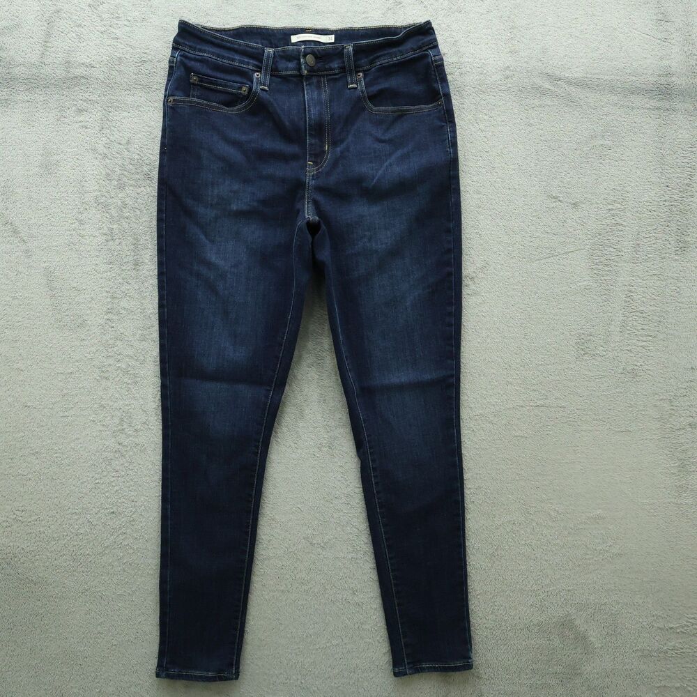 Levi's 721 Jeans Women's Size 31 Blue High-Rise Skinny Denim 29" Inseam Stretch